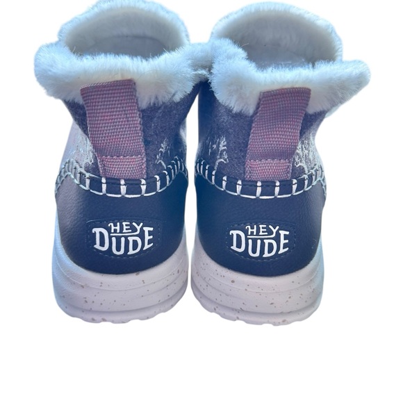 HEY DUDE Women’s Britt Boot – Size 10 – Taupe Fleece-Lined Cozy Slip-On Booties - Picture 4 of 6